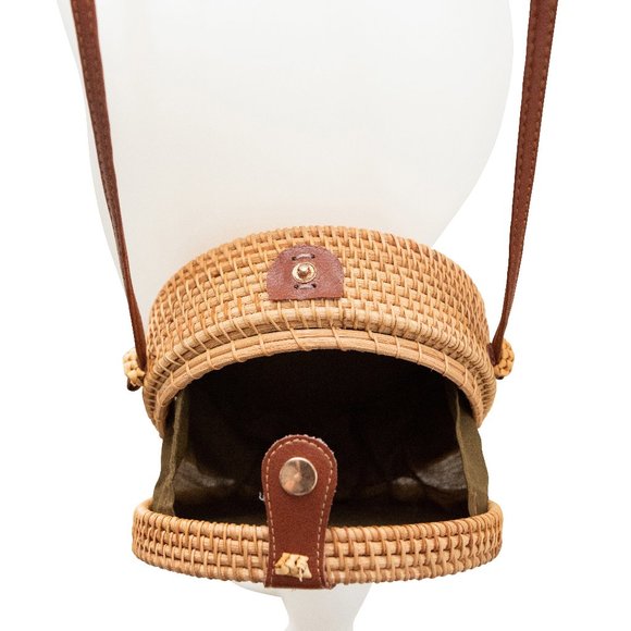 Circular Straw Handbag - Picture 3 of 3